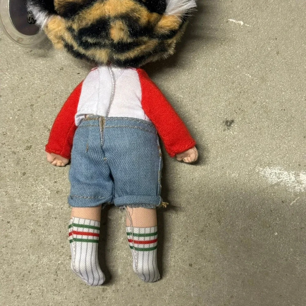 Rainy Dayz Series 1 Doll Stripes Tiger Shirt‎ Denim Shorts Headband Cute